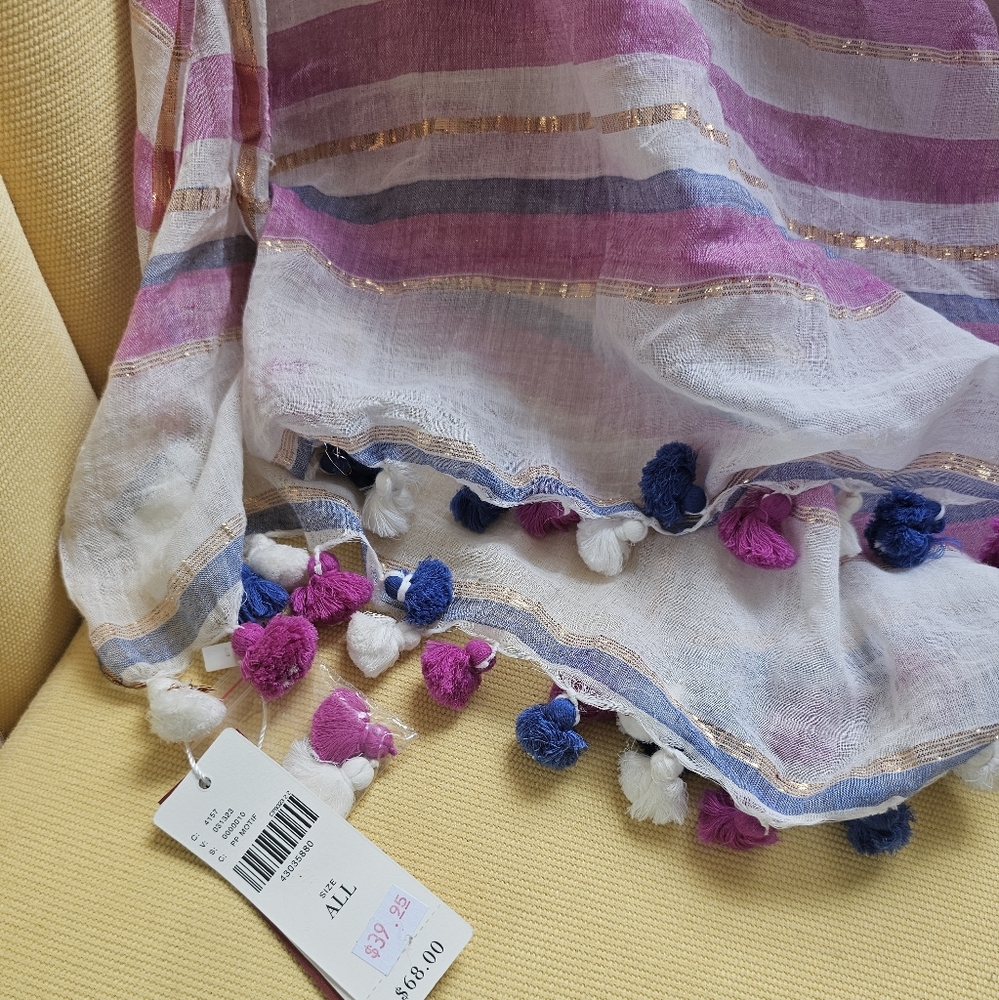 ANTHROPOLOGIE BOHO CHIC SWIM WRAP or scarf